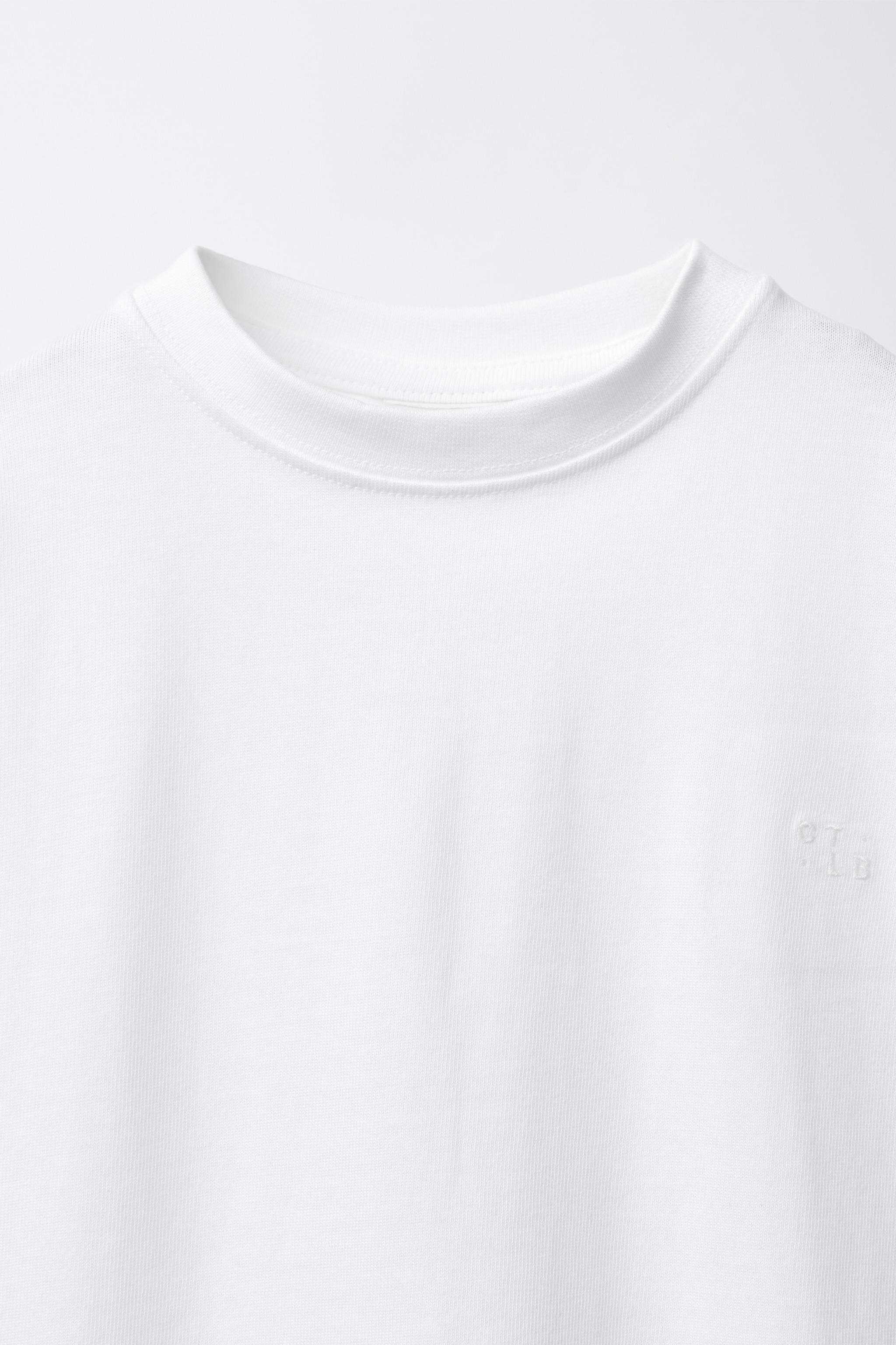 T-SHIRT LOURD BRODÉ